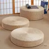 Futon de Palha Tapete de Meditação Tecido à Mão Tatami Cerimônia do Chá Yoga Estilo Japonês Ajoelhar para Adoração Almofada Espessada