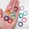 Chaveiro com Argola de Mola 24mm Liga de Zinco Fivela Aberta Argola de Mola Fazer Joias DIY Acessórios de Artesanato