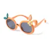 2025 Nuevo Estilo Niños Niñas Orejas de Conejo Lindas Dibujos Animados Moda Elegante Forma Cóncava Protección Solar Gafas de Sol Jc1878