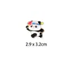 Insignia de Pin Metálico de Tenis de Mesa Panda Lindo de Dibujos Animados Broche Versátil Personalizado Accesorios para Mochila Escolar Ropa Pequeños Regalos