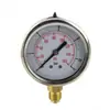 Ventas Directas del Fabricante, Gran Cantidad, Excelente Precio, Manómetro Acero Inoxidable 304 Resistente a Golpes, Manómetro de Presión de Aire de Alta Precisión Grado Industrial