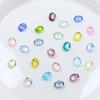 Dongzhou Crystal 6*8 color huevo de paloma pequeño con clavo inferior taladro accesorios DIY K9 vidrio taladro fábrica al por mayor