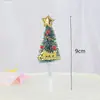 Decoración para Pastel de Navidad Inserto Bolsa de Regalo de Navidad Corona Cadena de Cuentas Piña Campana Árbol de Navidad Taza Huevo