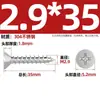 Tornillos Autorroscantes Avellanados Gb846 Acero Inoxidable 304 Cabeza Plana Phillips Tornillos para Madera Extendidos M2.9M3.5M4.2M5.5