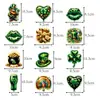 24 Piezas St. Etiquetas de Regalo para el Día de San Patricio Decoración de Ambiente de Festival Irlandés Colgantes