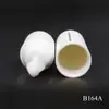 Tubo de cepillo cosmético para cejas blanco portátil redondo de plástico paquete de tubo de cepillo al por mayor