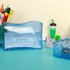 Fabricante Venta al por Mayor Pvc Transparente Ocio Casual Lavado Bolsa de Almacenamiento Papelería para Estudiantes Cosméticos