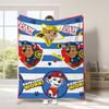 Manta Paw Patrol Más Vendida Transfronteriza de Amazon Estampada Serie Animada Infantil Manta de Franela Manta de Almuerzo para Cuatro Estaciones