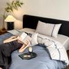 Yuchuan Conjunto de Quatro Peças Escovado Cerâmico de 100 Fios, Roupa de Cama de Algodão Puro Grau Materno e Infantil, Roupa de Cama Espessa para Outono e Inverno
