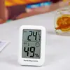 Pantalla digital de laboratorio portátil LCD medidor de temperatura y humedad imán se puede sostener alta precisión conversión grados Celsius Fahrenheit