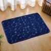 Spot Coral Fleece Stone Printing Solid Color Door Mat Tapete de Pé Absorvente Tapete de Entrada Soft Door Espuma de Memória Doméstica