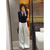 Suéter de punto estilo coreano, corte relajado, cuello en V, cárdigan de manga larga para mujer, colección de principios de primavera, adelgazante, de cintura alta, corto y ajustado, top de capa base