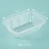 Caja Conservadora de Frescura Star Gas Acondicionado Caja Desechable Lista para Usar para Comida Rápida Caja de Empaque Transparente Caja Rectangular Conservadora de Frescura para Frutas y Verduras