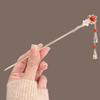 Horquilla de Acacia Estilo Antiguo Dinastía Han para Mujer Nueva Horquilla para Moño Chinoiserie Horquilla con Borla Cheongsam Tocado de Falda Cara de Caballo