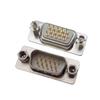 Conector Macho Hddp15 de Plug Direto Spot Conector D-Sub de Três Fileiras Soquete de 15 Pinos Núcleo Sólido Banhado a Ouro Macho Hddp15 de Plug Direto