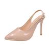 Zapatos de Tacón Alto para Mujer 2024 Verano Nuevo Stiletto Punta Afilada Exportación Talla Grande Zapatos de Mujer Sandalias de Punta Descubierta