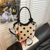 Exquisito Bolso de Lunares de Nicho para Mujer 2026 Nueva Moda Bolso Cruzado Versátil con un Toque de Lujo y Elegante Bolso de Mano Bolso Cubo