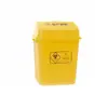 5L Clasificación 10 Cubetas Engrosado Basura Escritorio 4020L Cubeta Tapa Oscilante Tapa de Empuje Amarillo L Cubeta de Basura Médica Plástico Otro