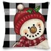 Amazon novo tema quente de Natal decoração de árvore de Natal fronha material de linho vendas diretas da fábrica