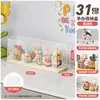 Caixa de Armazenamento Transparente à Prova de Poeira Tendência Figura de Brinquedo Display de Mesa Suporte de Exibição de Figura de Caixa Surpresa Transfronteiriça Caixa de Exibição de Modelo