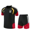2627 Uniforme de Fútbol de Manga Corta para Adultos de Selección Nacional Transpirable Traje de Manga Corta de la Selección Nacional de Brasil Uniforme de Entrenamiento de Manga Corta de Francia