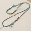 Cordão de Colar Tibetano Tecido à Mão com Cera de Abelha, Brincadeira Cultural, Amuleto de Buda, Cordão Thangka, Cordão para Pingente Tecido à Mão