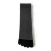 Calcetines de Cinco Dedos para Hombre, Calcetines de Algodón de Caña Media con Dedos Separados, Anti-Olor y Absorbentes de Sudor, Calcetines Finos de Color Sólido para Primavera/Verano con Cinco Dedos, Directo del Fabricante