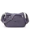 Bolso de Hombro Ligero Sencillo para Mujer Práctico Repelente al Agua de Tela Moderno Bolsillos Multicapa Gran Capacidad Bolso de Mano Bolso Cruzado