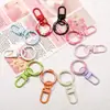 Chaveiro Colorido de Rosquinha Dopamina Fivela de Mola de Metal Material para Acessórios DIY Pingente de Bolsa Pingente de Boneca
