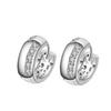 Pendientes de moda coreana con explosiones de AliExpress, pendientes de circonita, pendientes exquisitos de plata, pendientes de plata al por mayor.