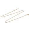 Fábrica Pequeña Venta al por Mayor Acero Inoxidable Cadena Plana Cruzada Galvanizada 18Ko Cadena DIY Collar Joyería Accesorios de Ropa