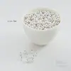 Contas Banhadas a Ouro 18K que Preservam a Cor, Contas Soltas, Contas Banhadas a Ouro Genuíno, Contas Espaçadoras de Ouro Branco, Contas de Prata, Acessórios para Joias Artesanais DIY