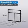 Material para modelo de construcción de mesa de arena DIY hecho a mano escena en miniatura paisaje cabaña ventana puerta versión simple 1:30