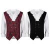 Comercio Exterior Literatura y Arte Europeo y Americano para Hombre Medieval Steampunk Camisa de Vampiro cosplay Ropa para Actuación Escénica