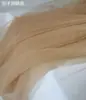 Piel de pasta de frijol suave tono de piel tono carne negro ajuste ceñido tejido de malla suave vestido de novia vestido de noche falda red de caída tela suave