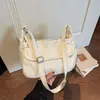 Bolsa Tote Ins da Moda 2026 Nova Bolsa de Ombro para o Dia a Dia de Grande Capacidade Estilo Coreano Casual Bolsa de Ombro Transversal para Mulheres
