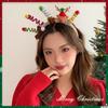 Bonita diadema de oso de peluche, regalo navideño, diadema, decoración navideña, tarjeta para el cabello, joyería con foto, accesorios para el cabello para mujeres