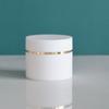 5g 10g 15g 20g 30g 50g 100Pp Fosco Camada Dupla Cosmético Frasco Branco Grande Recipiente para Creme Facial Pote de Creme Reabastecível
