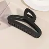 Pinza para el Cabello Grande Minimalista con Acabado de Alta Gama para Mujer, Adecuada para Peinados Recogidos en la Parte Trasera de la Cabeza, con un Diseño de Pinza de Tiburón Semicircular Mate de Yiwu