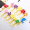 Material de Pintura Infantil para Jardim de Infância Pincel de Esponja em Forma de Cogumelo Pincel DIY Esponja Carimbo de Espuma Ferramenta de Grafite