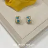 2026 Nuevos Pendientes Turquesa Populares, Accesorios para Orejas, Clips para Orejas, Estilo Chino Retro, Frescos, Naturales, Elegantes, Pendientes de Moda