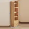 Estantería de almacenamiento de madera maciza para sala de estar, estantería infantil integrada simple, estantería de varios niveles para el hogar para dormitorio y jardín de infantes, modelo nuevo