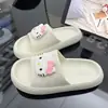 Nuevo Producto de Verano Chanclas de Eva de Dibujos Animados Hello Kitty para Uso en Interiores y Exteriores, Antideslizantes y Sin Olor, Chanclas de Fabricante al por Mayor
