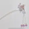 Novo grampo de cabelo antigo estilo chinês com borla para mulheres, elegante e versátil, adequado para Hanfu, cheongsam e penteados presos