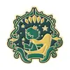 Broche Transfronteiriço Novo Personalizado de Príncipe de Conto de Fadas Criativo Desenho Animado Fofo Raposa Rosa Acessórios de Metal Emblema