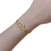 "Rosetón" Diamante Rosa Brillante Brújula Colgante Collar Pulsera Moda Vintage Gama Alta Exquisito Cadena para Clavícula