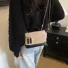 Bolso de cadena pequeño estilo Chanel con patrón de diamantes para mujer 2026 nuevo estilo bolso bandolera para mujer bolso tipo caja bolso cuadrado pequeño bolso pequeño