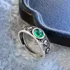 Anillo para Hombres Mayores Apertura Ajustable Estilo de Corte para Mujeres Diseño Retro de Nicho Marca de Moda Anillo de Estilo Frío Dedo Índice