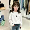 Nueva Colección Primavera/Otoño 2026: Adorable Top de Algodón Puro para Bebés y Niños Pequeños, Camiseta de Manga Larga con Estampado de Dibujos Animados para Niñas de Principios de Otoño