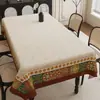 Mantel estilo americano, impermeable y a prueba de aceite, fácil de limpiar, crea una atmósfera elegante, sensación lujosa y de alta gama, mantel rectangular para mesa de centro, modelo nuevo